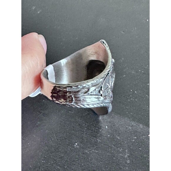 Pirate Skull Anchor Octopus Mens Ring Size 8 Stainless Steel Gothic Biker Rocker - Picture 9 of 10